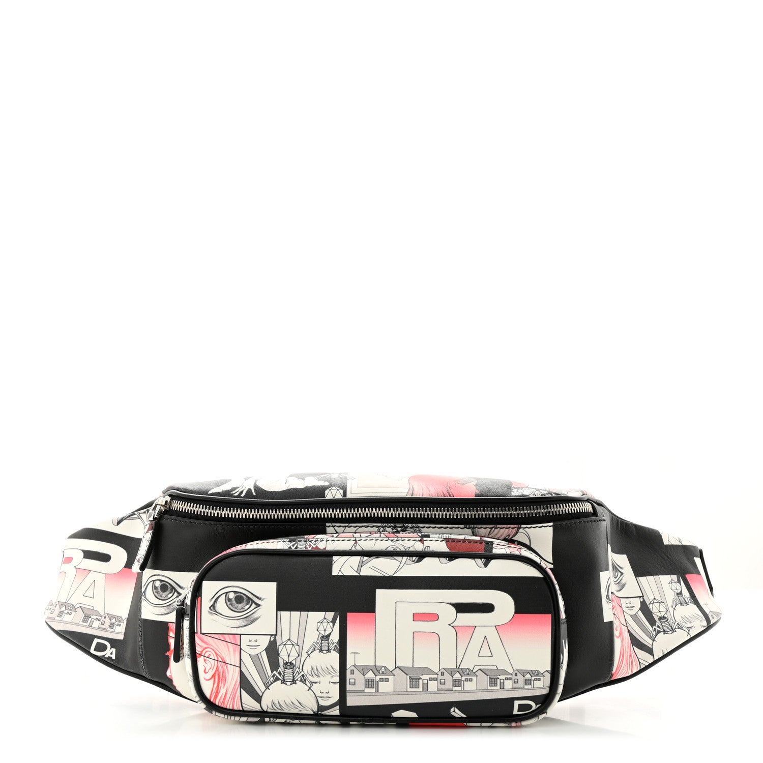 Prada X JAMES JEAN Vitello DNA Flat Belt Bag Black 1 of 13