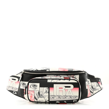 Prada X JAMES JEAN Vitello DNA Flat Belt Bag Black 1 of 13