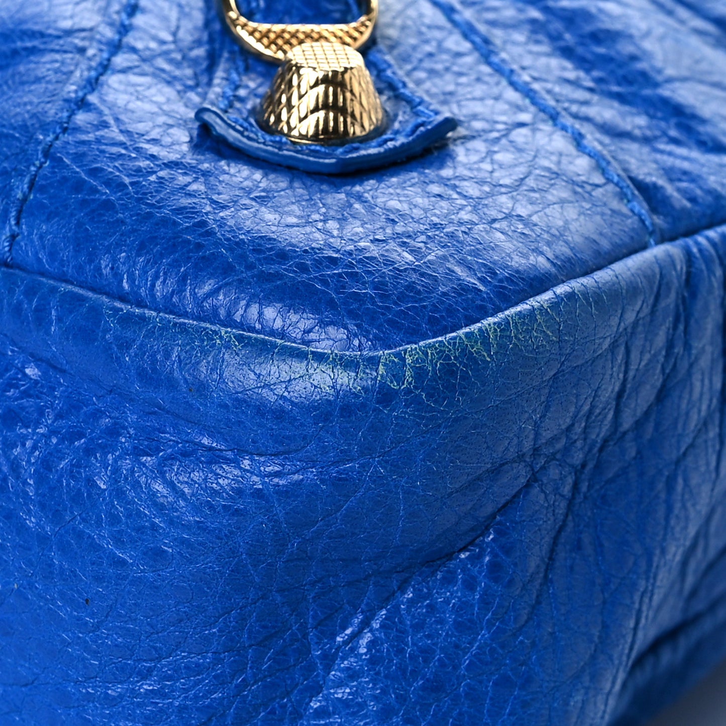 Agneau Giant 12 Gold Hardware Town Blue Lazuli