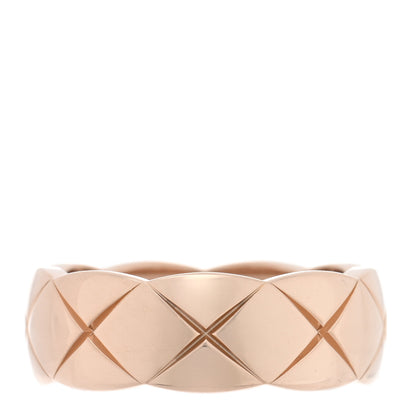Chanel 18K Beige Gold Small Coco Crush Ring 52 6 1 of 4