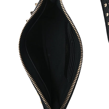Valentino Garavani Nappa Medium Rockstud Flat Pouch Black 5 of 9