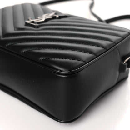 Saint Laurent Calfskin Matelasse Monogram Lou Camera Bag Black 9 of 9