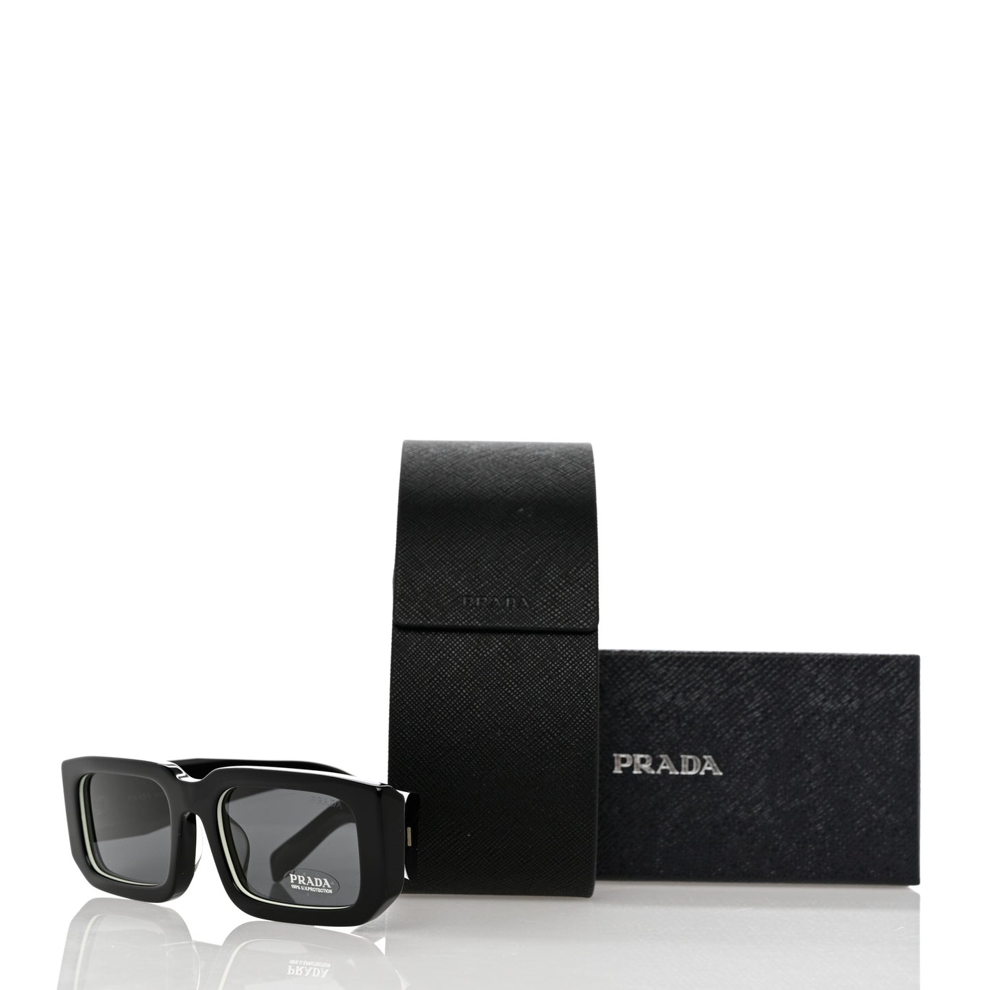 Acetate Symbole Sunglasses SPR 06Y Black