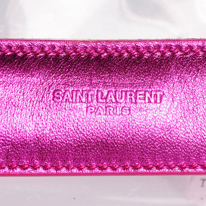 Saint Laurent Vinyl Mini Betty Pink Metal 5 of 8