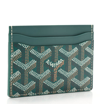 Goyard Goyardine Saint Sulpice Card Holder Green 2 of 6