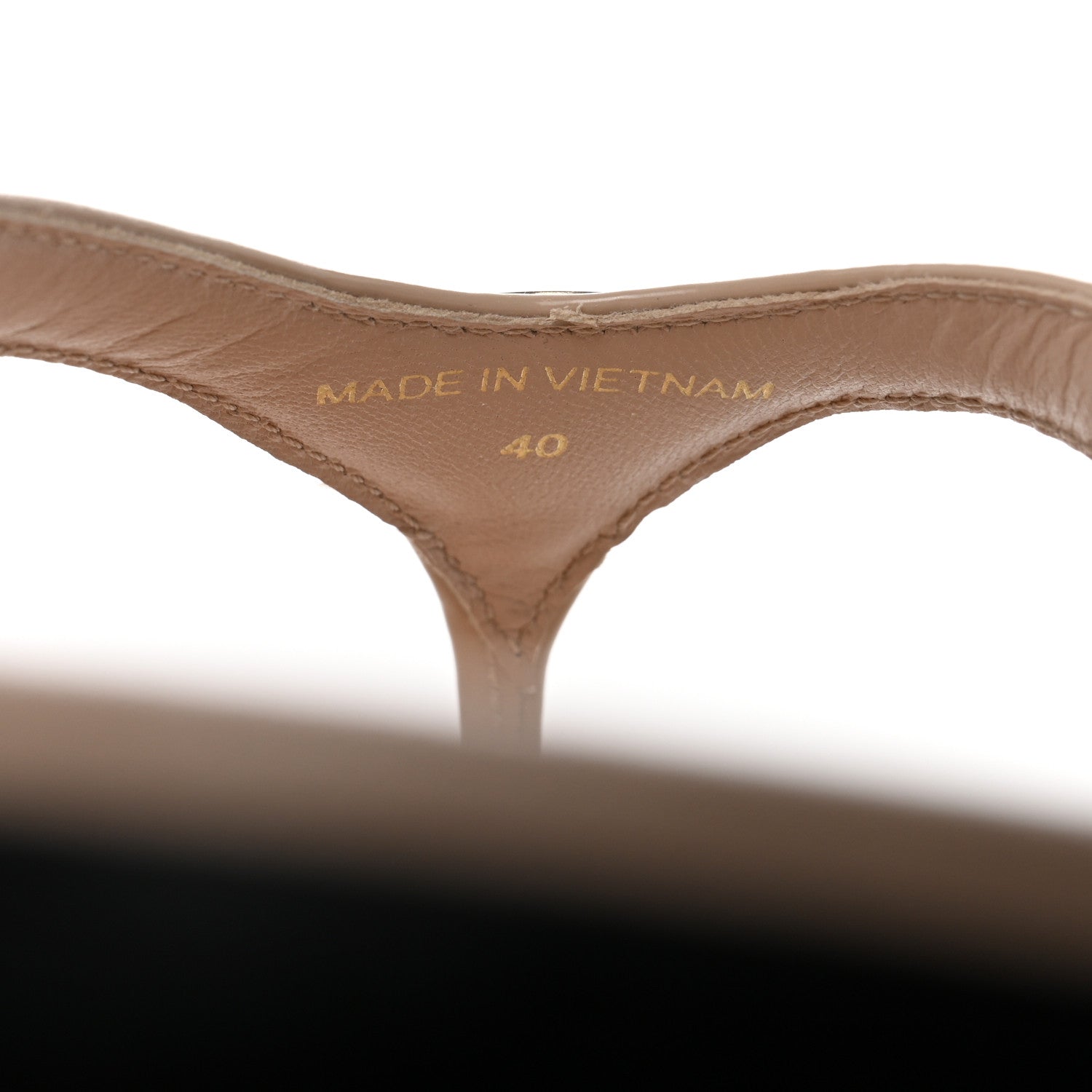 Prada Patent Calfskin Logo Thong Sandals 40 Cipria 6 of 9