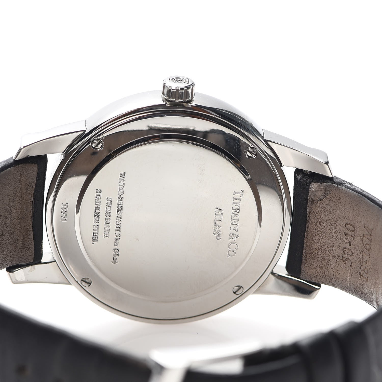 Tiffany Stainless Steel Calfskin 37mm Atlas 2-Hand Quartz Watch 5 of 7