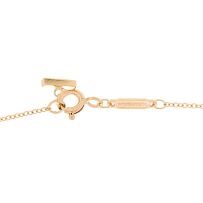 Tiffany 18K Yellow Gold Large T Smile Pendant Necklace 5 of 5