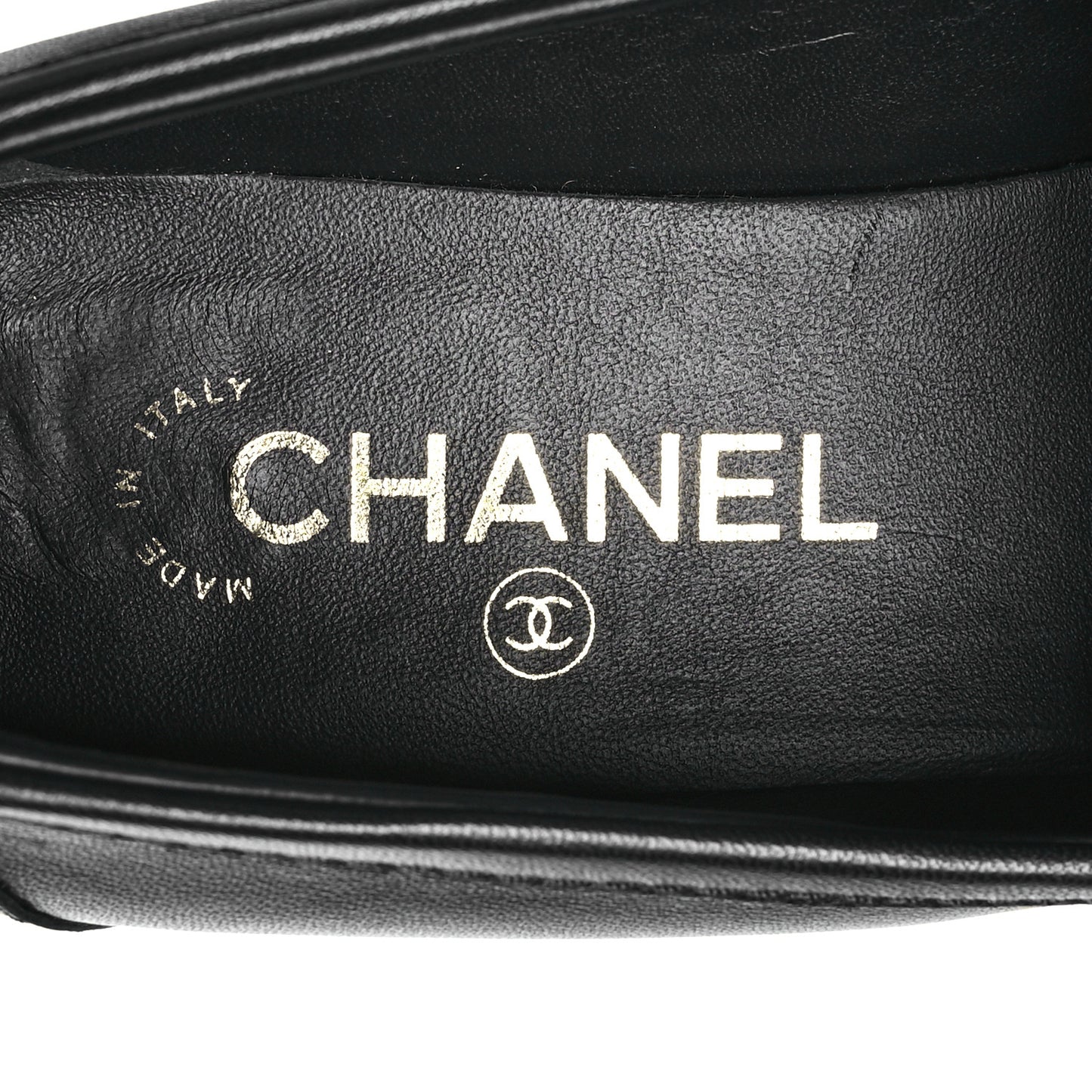 Lambskin Quilted CC Turnlock Loafers 40 Black
