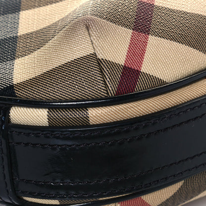 Burberry Nova Check Small Barton Hobo Black 8 of 14