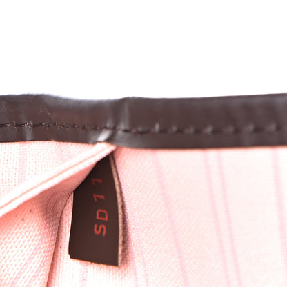 Louis Vuitton Damier Ebene Neo Neverfull MM Rose Ballerine 7 of 13