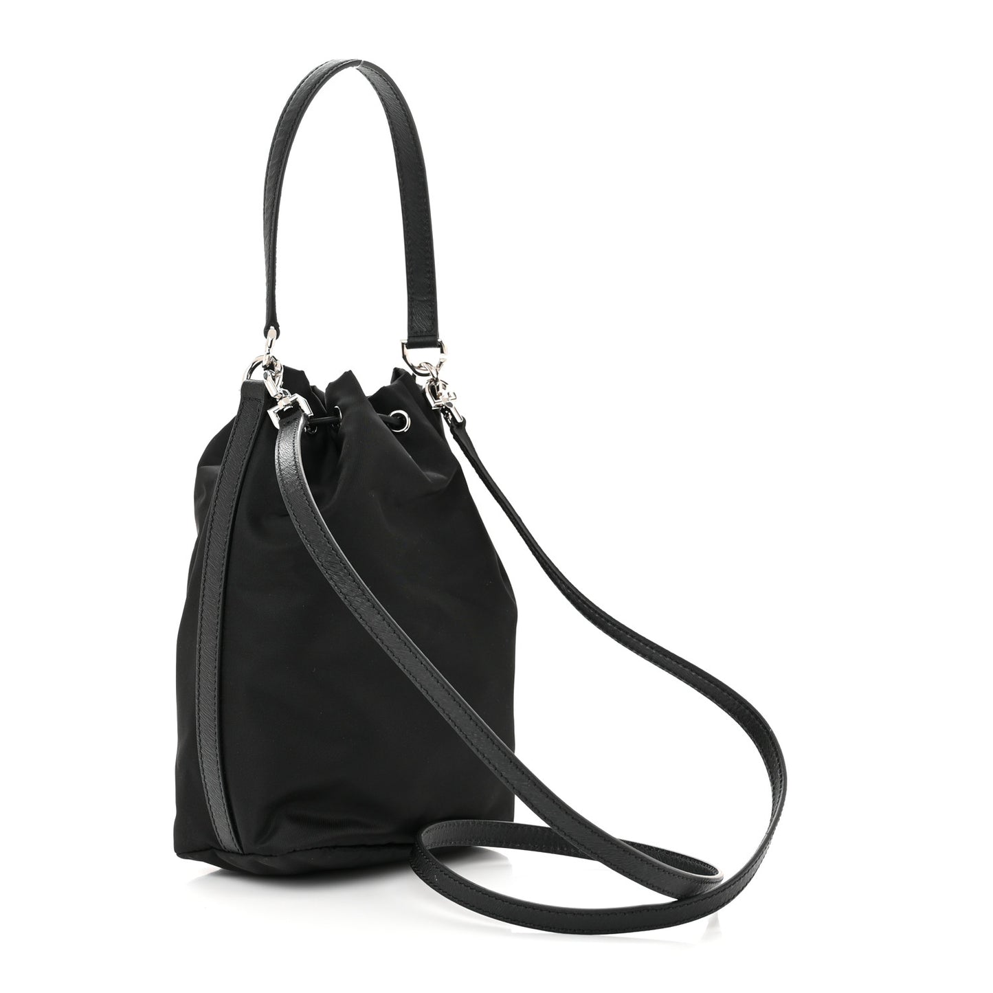 Nylon Light 4G Bucket Bag Black