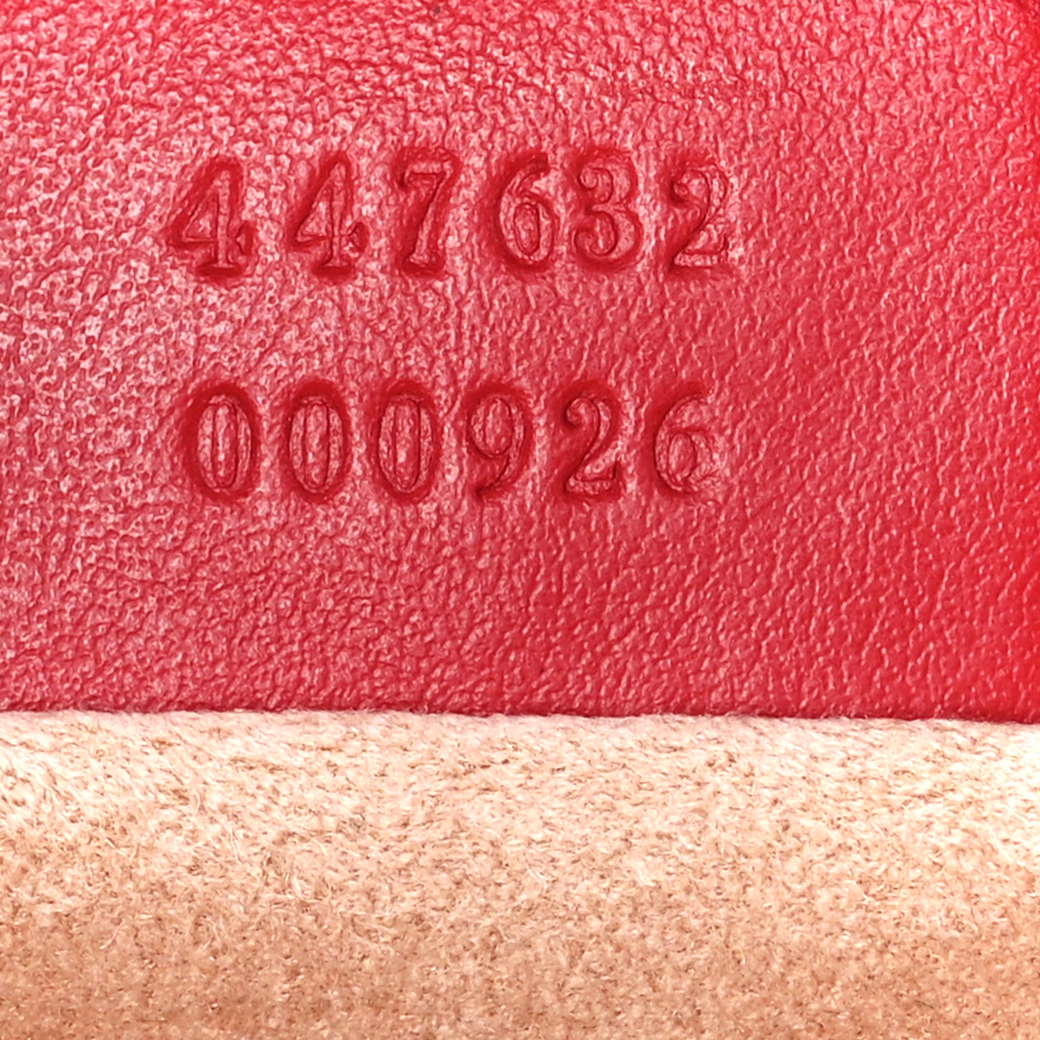Gucci Calfskin Matelasse Small GG Marmont Chain Shoulder Bag Hibiscus Red 7 of 11