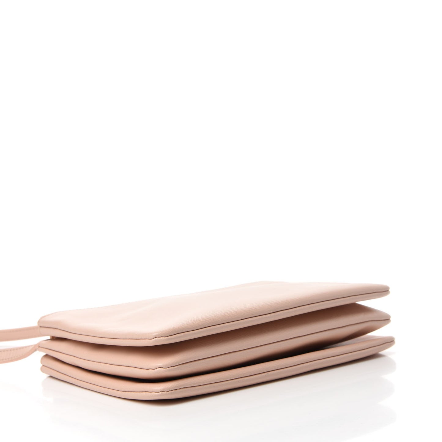 Liege Calfskin Small Trio Crossbody Bag Blush