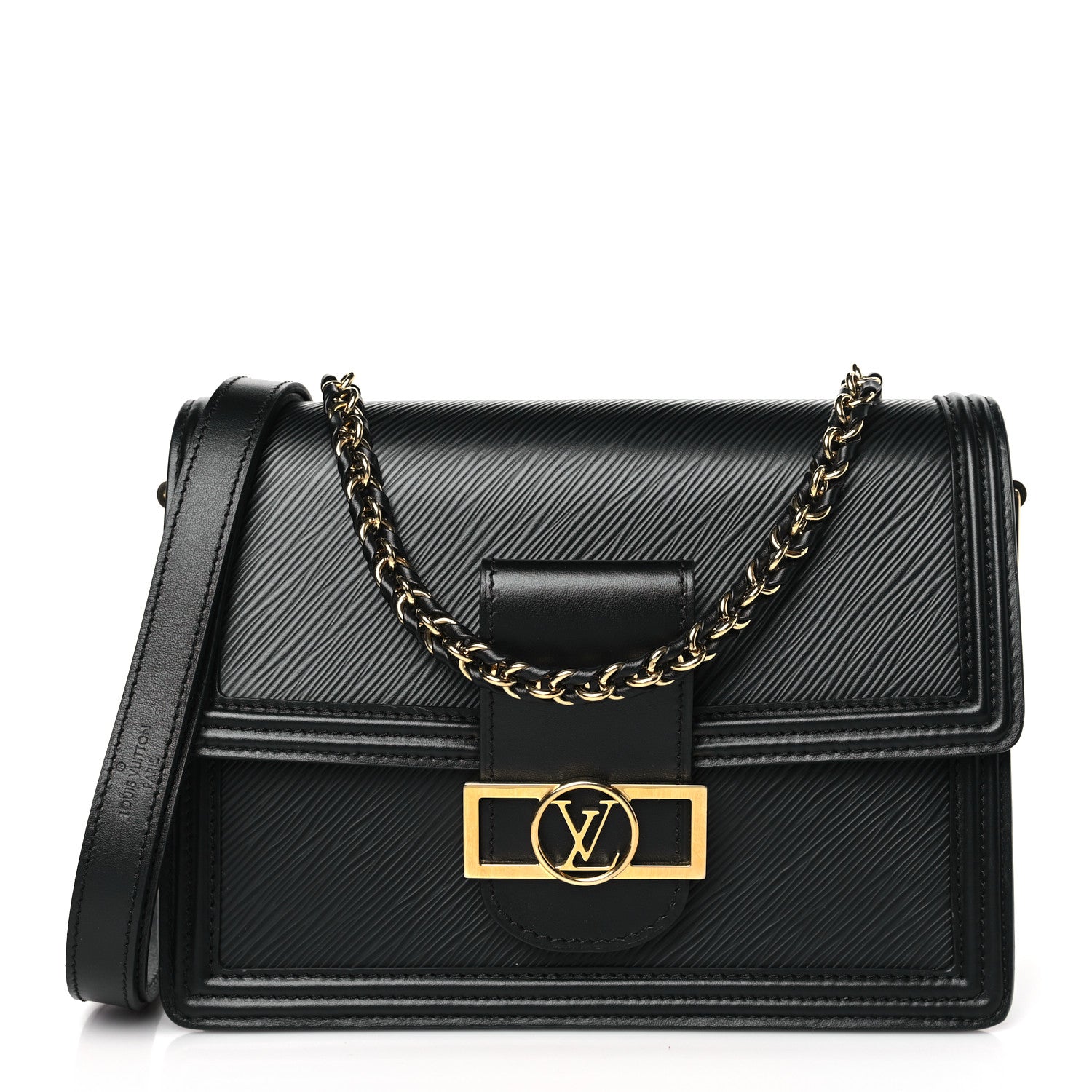 Louis Vuitton LOUIS VUITTON Epi Dauphine MM Black 1 of 8