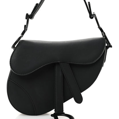 Christian Dior Ultra Matte Calfskin Mini Saddle Bag Black 8 of 11
