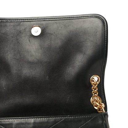Saint Laurent Lambskin Matelasse Monogram Medium Niki Chain Satchel Black 31 of 33