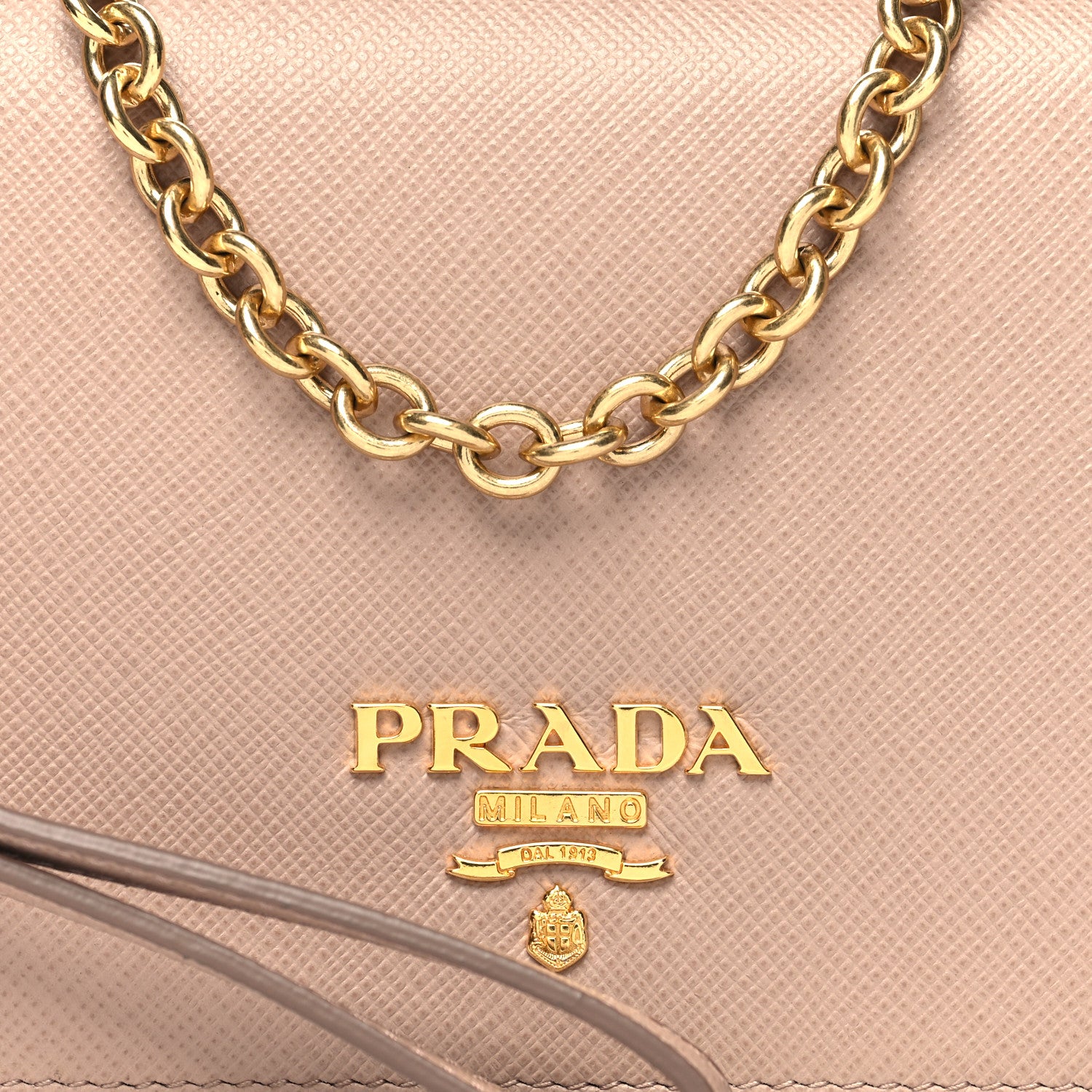 Prada Saffiano Metal Mini Crossbody Bag Cipria 7 of 9