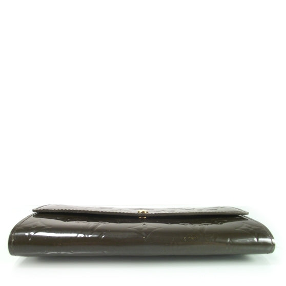 Louis Vuitton Vernis Sarah Wallet Vert Bronze 5 of 9