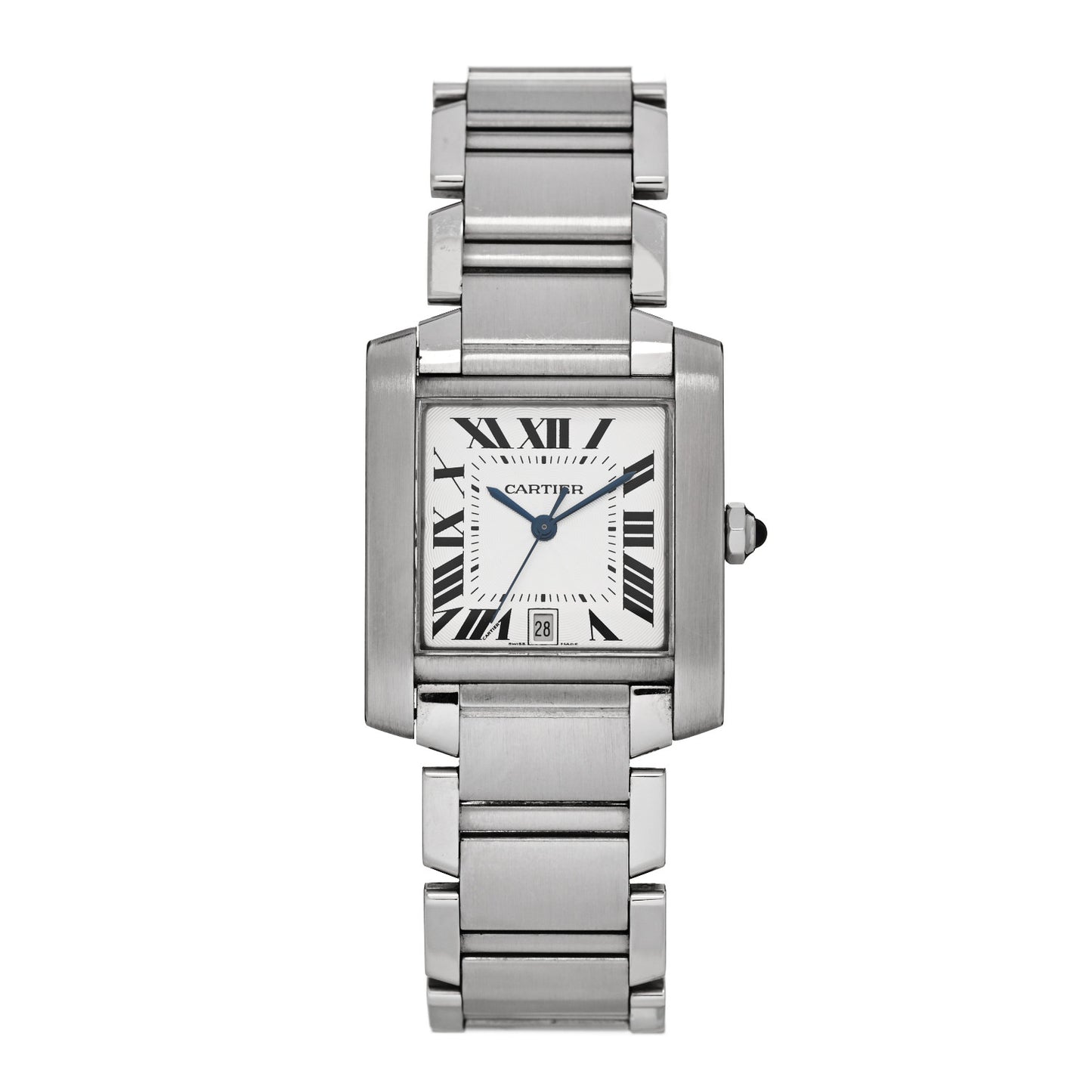 Stainless Steel 28mm Tank Francaise Automatic Watch