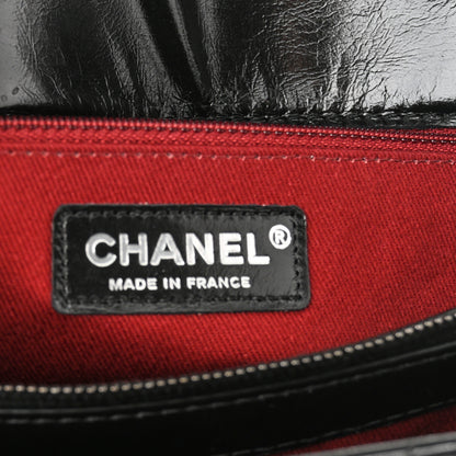 Chanel Glazed Calfskin Quilted Medium Coco Soft Flap Black 6 of 10