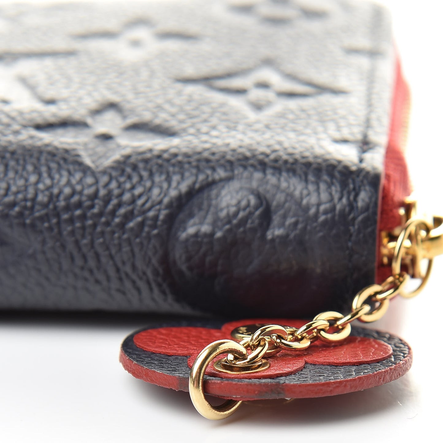 Empreinte Blooming Flowers Clemence Wallet Marine Rouge