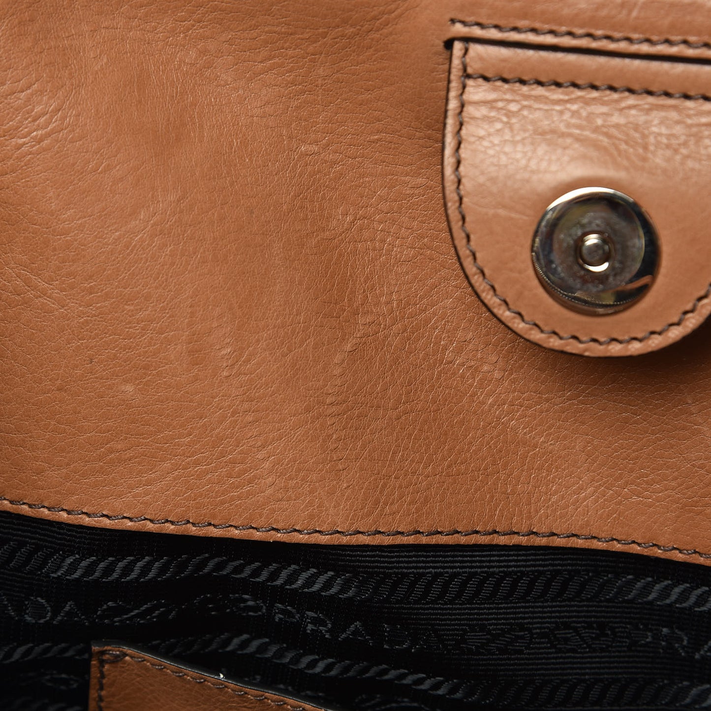 Glace Calf Twin Pocket Tote Naturale