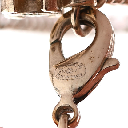 Chanel Baguette Crystal CC Necklace Gold 5 of 5