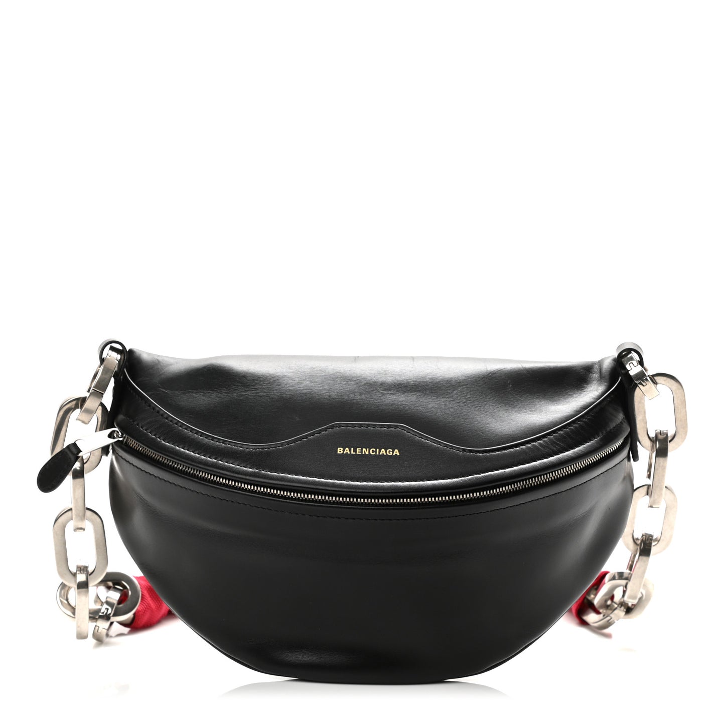 Calfskin Souvenir XS Bike Chain Bag Black