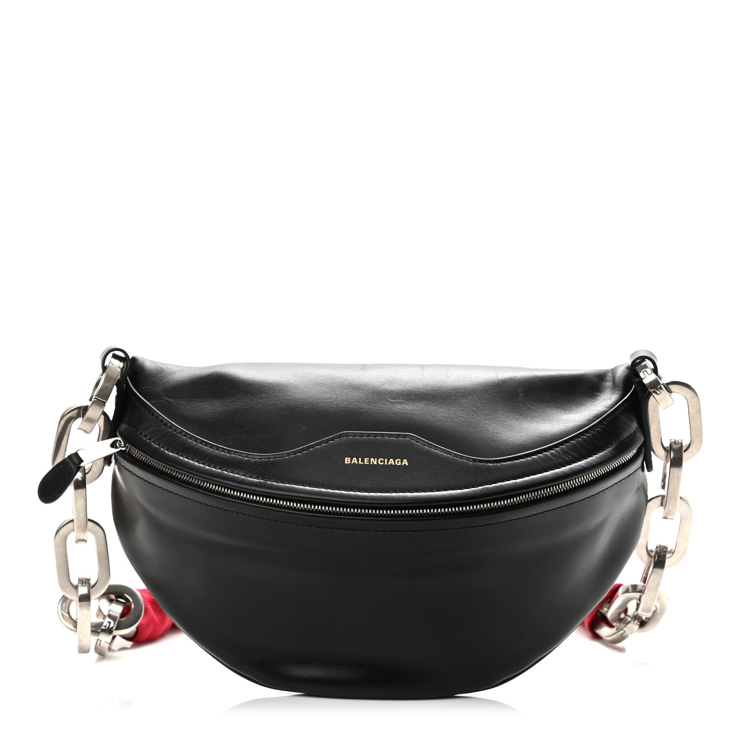 Balenciaga Calfskin Souvenir XS Bike Chain Bag Black 1 of 13