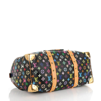 Louis Vuitton Monogram Multicolor Keepall 45 Black 4 of 8