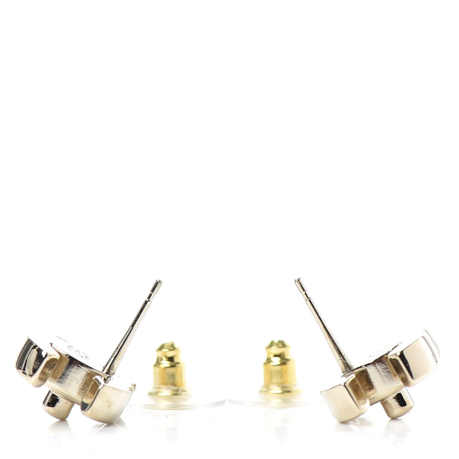 Chanel CC Turnlock Earrings Gold 3 of 5
