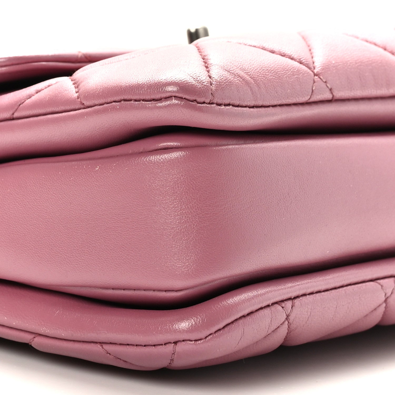 Chanel Lambskin Quilted Small Trendy CC Flap Dual Handle Bag Purple 9 of 10