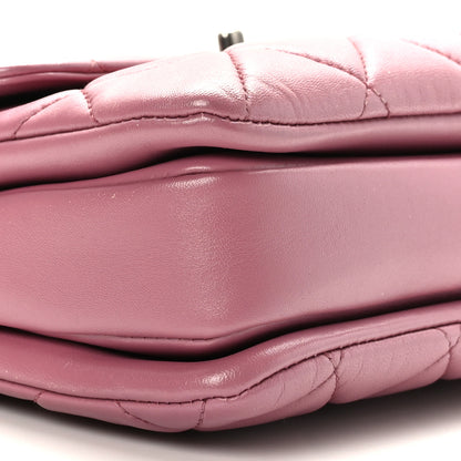 Chanel Lambskin Quilted Small Trendy CC Flap Dual Handle Bag Purple 9 of 10