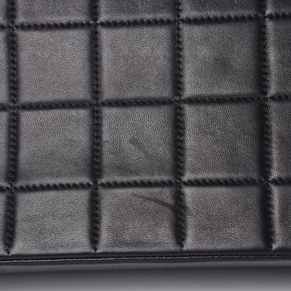 Chanel Lambskin Quilted Crystal Chocolate Bar Charm Flap Black 11 of 16