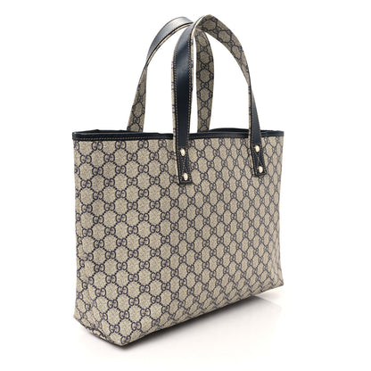Gucci GG Plus Monogram Medium Signature Web Loop Tote Navy 3 of 10