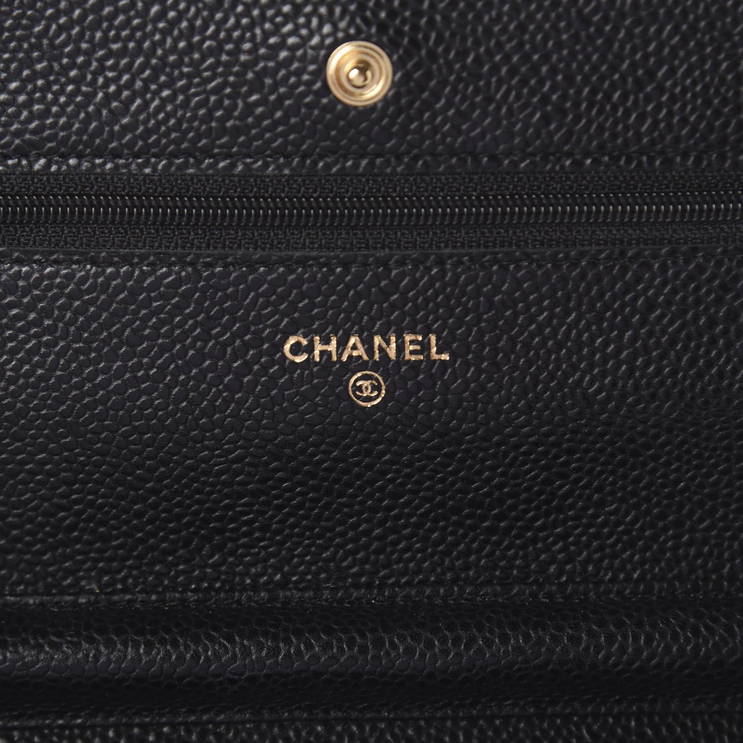 Chanel Caviar Quilted Wallet On Chain WOC Black 6 of 10