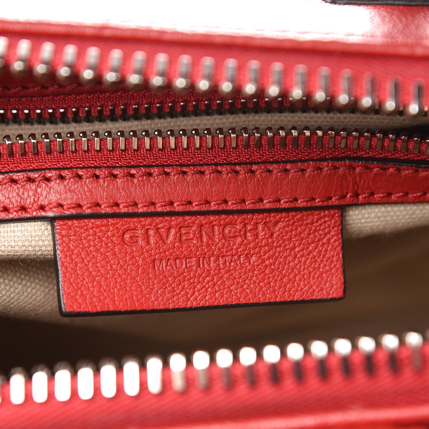 Sugar Goatskin Mini Antigona Red
