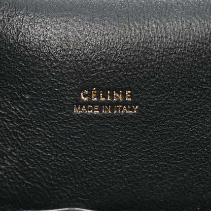 Celine Cotton Canvas Calfskin Mini Belt Bag Black 6 of 13