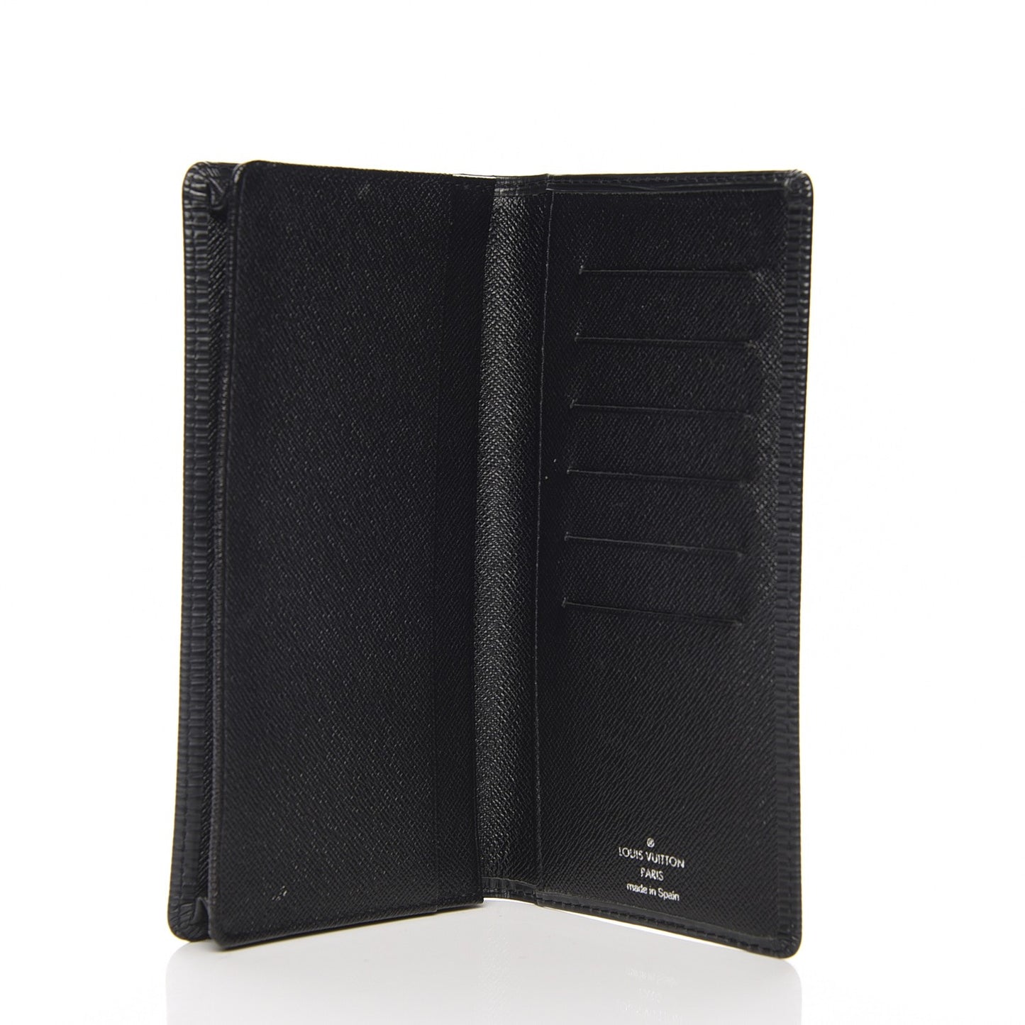 Epi Checkbook Organizer Wallet Black
