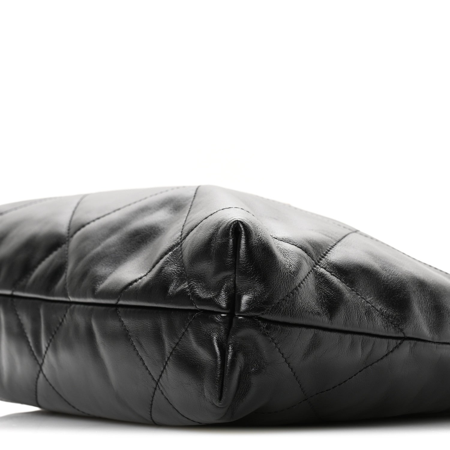 Chanel Shiny Calfskin Quilted Small Chanel 22 Black 11 of 11
