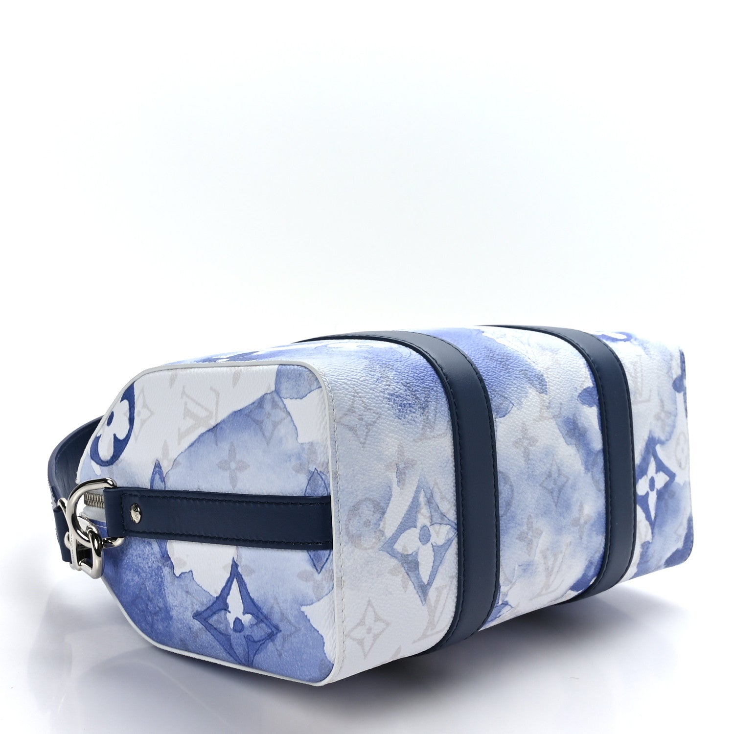 Louis Vuitton Monogram Watercolor City Keepall Blue 4 of 10