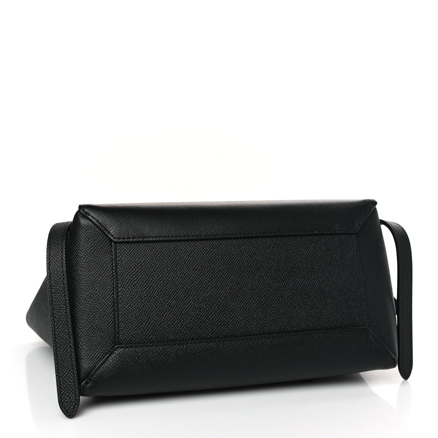 Grained Calfskin Micro Belt Bag Black
