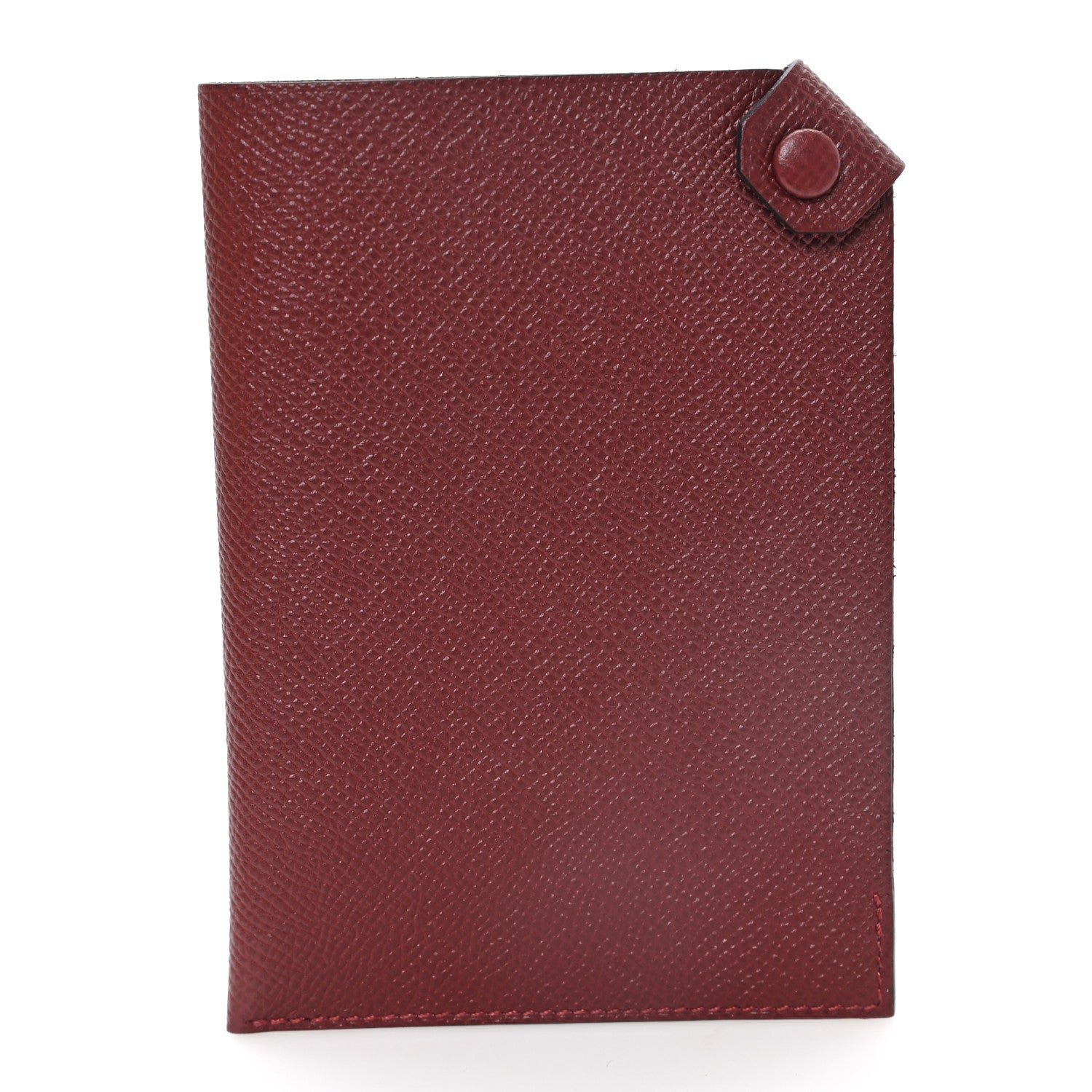Hermes Epsom Tarmac PM Passport Holder Rouge H 1 of 7