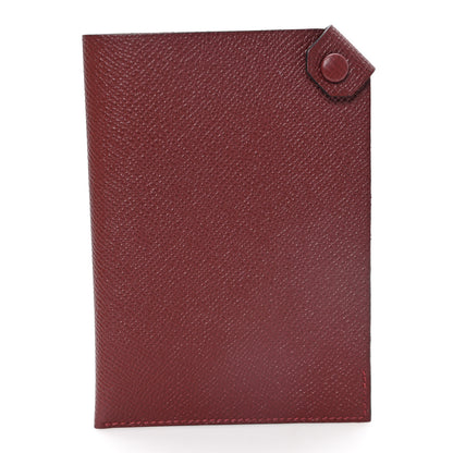 Hermes Epsom Tarmac PM Passport Holder Rouge H 1 of 7