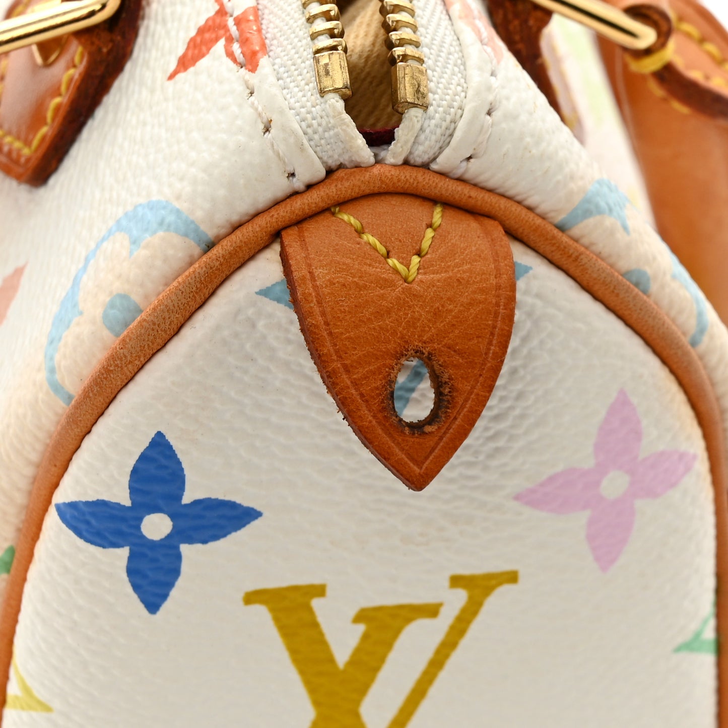 Monogram Multicolor Mini Sac HL Speedy White