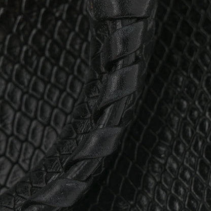 Balenciaga Grained Calfskin Snake Effect Silver Hardware Neo Classic Mini City Black 11 of 12