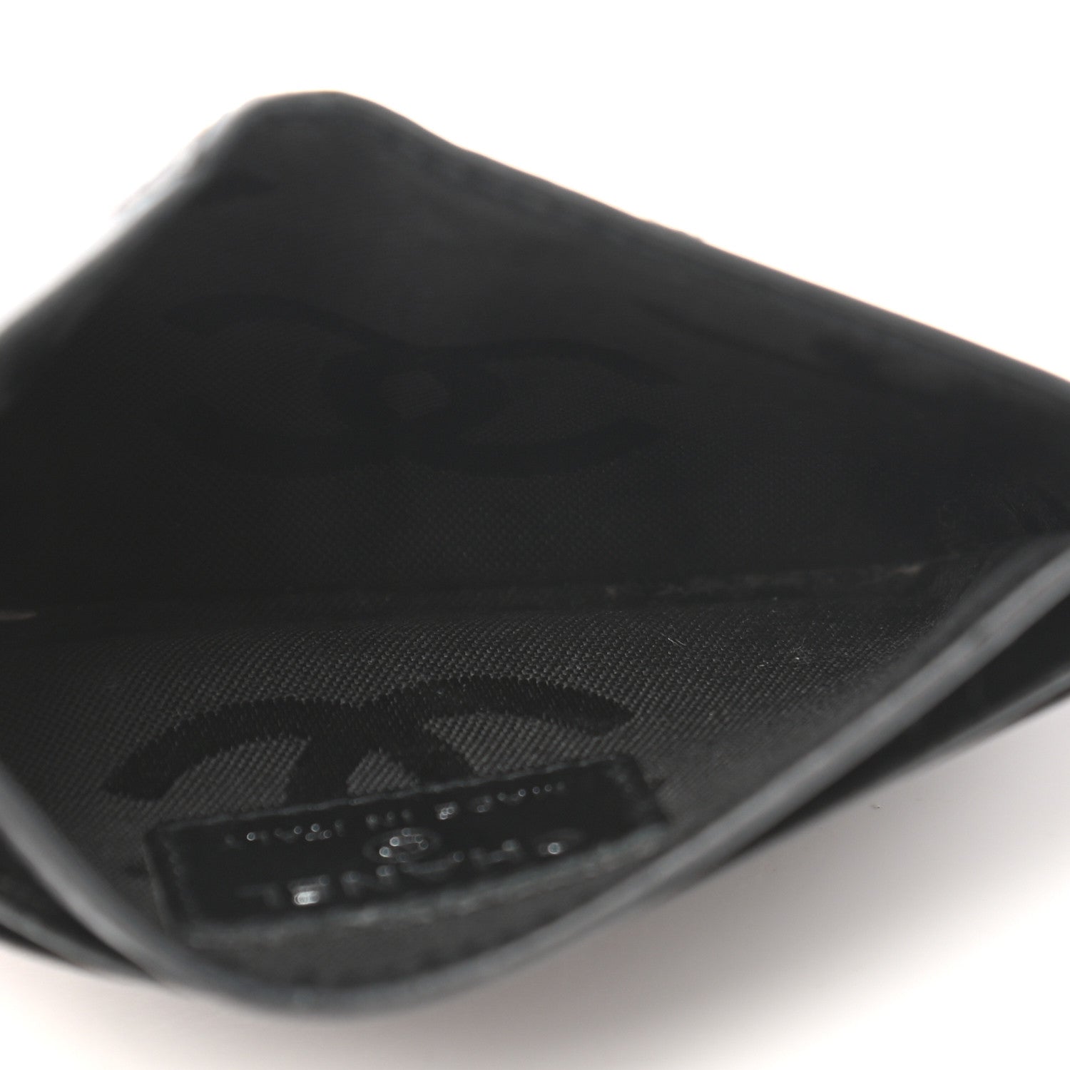 Chanel Calfskin Quilted Cambon Card Holder Black 5 of 7