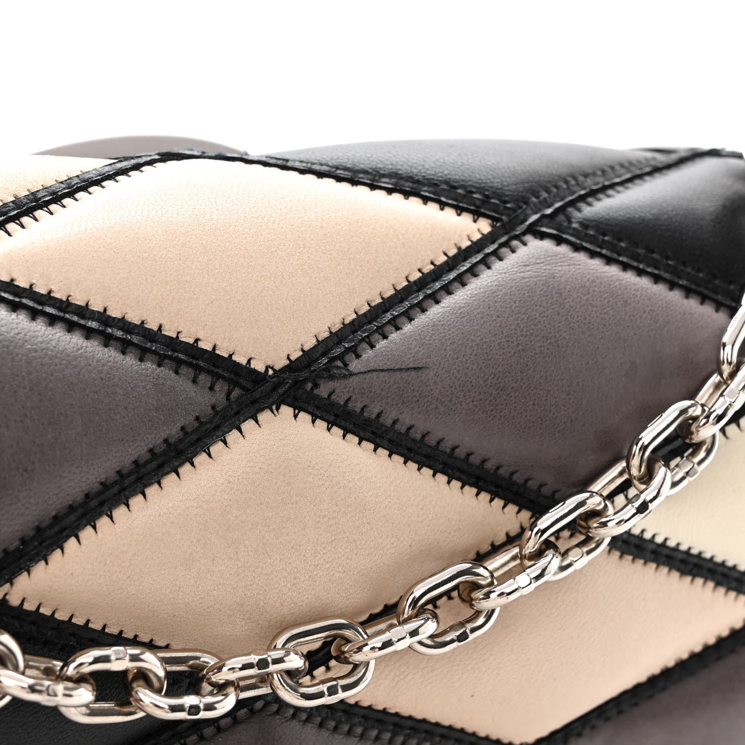 Louis Vuitton Lambskin Malletage GO-14 PM Beige Black 14 of 16