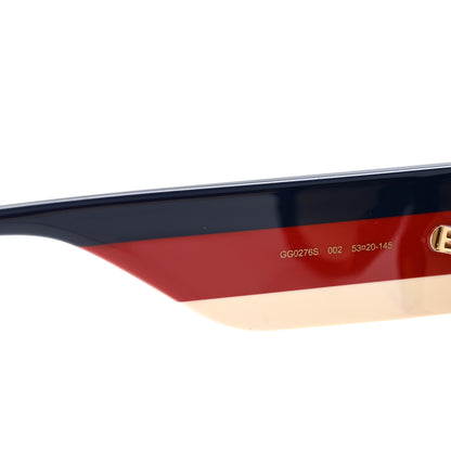 Gucci Acetate Web Oversized Frame Rectangle Sunglasses GG0276S Tortoiseshell 6 of 8
